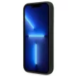 Guess GUHMP14XSBPLK iPhone 14 Pro Max 6.7" hátlap, tok Silicone Logo Plate MagSafe, fekete