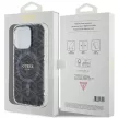 Guess IML GCube MagSafe hátlap, tok iPhone 15 Pro, fekete