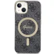 Guess GUHMP15MH4STK iPhone 14 Plus/15 Plus 6.7", hátlap, tok, fekete 4G MagSafe