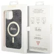 Guess GUHMP15MH4STK iPhone 14 Plus/15 Plus 6.7", hátlap, tok, fekete 4G MagSafe
