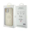 Guess GUHMP15MPSAHMCB iPhone 15 Plus 6.7" hátlap, tok Saffiano MagSafe, arany