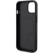 Guess GUHMP15SHGCFFSEK iPhone 13/14/15 6.1", hátlap, tok, fekete GCube csíkos MagSafe iPhone 15/14/13