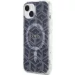 Guess IML GCube MagSafe hátlap, tok iPhone 15/14/13, fekete