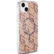 Guess IML GCube MagSafe hátlap, tok iPhone 15/14/13, barna