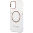 Guess hátlap, tok iPhone 15 6,1" GUHMP15SHTRMD HC Magsafe Metal Outline, arany