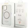 Guess hátlap, tok iPhone 15 6,1" GUHMP15SHTRMD HC Magsafe Metal Outline, arany