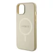 Guess iPhone 15 Saffiano MagSafe (GUHMP15SPSAHMCB) MagSafe hátlap, tok, arany