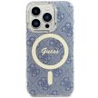 Guess GUHMP15XH4STB IML 4G MagSafe iPhone 15 Pro Max 6.7", hátlap, tok, kék