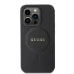 Guess GUHMP15XPSAHMCK iPhone 15 Pro Max 6.7" hátlap, tok Saffiano MagSafe, fekete