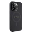 Guess GUHMP15XPSAHMCK iPhone 15 Pro Max 6.7" hátlap, tok Saffiano MagSafe, fekete