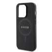 Guess GUHMP15XPSAHMCK iPhone 15 Pro Max 6.7" hátlap, tok Saffiano MagSafe, fekete