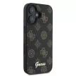 GUESS Peony Script IPHONE 16 Plus MagSafe GUHMP16MPGPYSK hátlap, tok, fekete