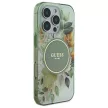 Guess iPhone 16 Pro Max Magsafe IML Flower & Tonal Circle (GUHMP16XHFWBDCEN) MagSafe hátlap, tok, zöld