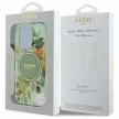 Guess iPhone 16 Pro Max Magsafe IML Flower & Tonal Circle (GUHMP16XHFWBDCEN) MagSafe hátlap, tok, zöld