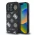 Guess iPhone 16 Pro Max PU 4G Peony Magsafe Case (GUHMP16XP4PWPK) Magsafe kompatibilis hátlap, tok, fekete