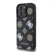 Guess iPhone 16 Pro Max PU 4G Peony Magsafe Case (GUHMP16XP4PWPK) Magsafe kompatibilis hátlap, tok, fekete