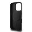 Guess iPhone 16 Pro Max PU 4G Peony Magsafe Case (GUHMP16XP4PWPK) Magsafe kompatibilis hátlap, tok, fekete