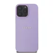 Guess iPhone 16 Pro Max PU Grained Classic Logo Magsafe Case (GUHMP16XPGHSMMU) Magsafe kompatibilis hátlap, tok, lila