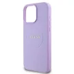 Guess iPhone 16 Pro Max PU Grained Classic Logo Magsafe Case (GUHMP16XPGHSMMU) Magsafe kompatibilis hátlap, tok, lila