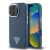 Guess iPhone 16 Pro Max PU Grained Triangle Logo (GUHMP16XPGTSPSB) hátlap, tok, kék