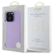 Guess Saffiano MagSafe iPhone 16 Pro Max GUHMP16XPSAHMCU hátlap tok, lila