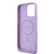 Guess iPhone 16 Pro Max Magsafe Saffiano Peony Classic Logo (GUHMP16XPSAPSMEU) MagSafe hátlap, tok, lila