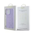 Guess iPhone 16 Pro Max Magsafe Saffiano Peony Classic Logo (GUHMP16XPSAPSMEU) MagSafe hátlap, tok, lila