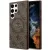Guess GUHMS24LG4GFRW 4G Collection Leather Metal Logo MagSafe hátlap, tok Samsung Galaxy S24 Ultra, barna