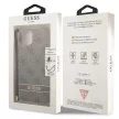 Guess GUOHCP14MH4STW iPhone 14 Plus 6.7 "a hátlap, tok 4G Print Strap, barna