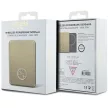 Guess 4G Strassed Metal Logo MagSafe Powerbank (GUPBM5AL4DMK) MagSafe kompatibilis hordozható külső akkumulátor és vezeték nélküli töltő, 5000 mAh, 15W, rozéarany