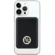 Guess 4G Strassed Metal Logo MagSafe Powerbank (GUPBM5AL4DMK) MagSafe kompatibilis hordozható külső akkumulátor és vezeték nélküli töltő, 5000 mAh, 15W, fekete