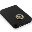 Guess 4G Strassed Metal Logo MagSafe Powerbank (GUPBM5AL4DMK) MagSafe kompatibilis hordozható külső akkumulátor és vezeték nélküli töltő, 5000 mAh, 15W, fekete