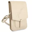 Guess Universal Phone Bag Saffiano Script max 6.7" táska (GUWBRSAVSLG) arany