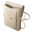 Guess Universal Phone Bag Saffiano Script max 6.7" táska (GUWBRSAVSLG) arany