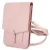 Guess Universal Phone Bag Saffiano Script max 6.7" táska (GUWBRSAVSPI) rózsaszín