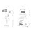 Hoco L10 vezetékes headset, fülhallgató, USB Type-C, Android és Apple készülékekhez, fehér