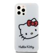 Hello Kitty IML Head Logo iPhone 12/12 Pro hátlap, tok, fehér