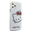 Hello Kitty IML Head Logo iPhone 12/12 Pro hátlap, tok, fehér
