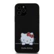 Hello Kitty Liquid Silicone Daydreaming Logo iPhone 12/12 Pro szilikon hátlap, tok, fekete