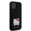 Hello Kitty Liquid Silicone Daydreaming Logo iPhone 12/12 Pro szilikon hátlap, tok, fekete