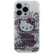 Hello Kitty IML Kitty On Bricks Graffiti case for iPhone 13 Pro/13 tok, fehér