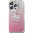 Hello Kitty IML Gradient Electrop Kitty Head case for iPhone 13 Pro Max tok, rózsaszín