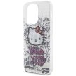 Hello Kitty IML Kitty On Bricks Graffiti case for iPhone 13 Pro Max tok, fehér