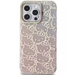 Hello Kitty IML Gradient Electrop Crowded Kitty Head Case for iPhone 14 Pro tok, rózsaszín