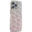 Hello Kitty IML Gradient Electrop Crowded Kitty Head Case for iPhone 14 Pro Max tok, rózsaszín