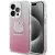 Hello Kitty IML Gradient Electrop Kitty Head case for iPhone 14 Pro Max tok, rózsaszín