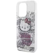 Hello Kitty IML Kitty On Bricks Graffiti case for iPhone 14 Pro Max tok, fehér