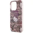 Hello Kitty IML Tags Graffiti case for iPhone 14 Pro Max tok, rózsaszín