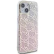 Hello Kitty IML Gradient Electrop Crowded Kitty Head HKHCP15SHCHPEP iPhone 15 6.1" hátlap, tok, rózsaszín