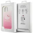 Hello Kitty IML Gradient Electrop Kitty Head HKHCP15SHDGKEP iPhone 15 6.1"  hátlap, tok, rózsaszín